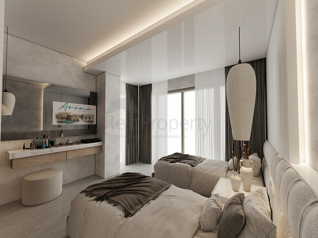 مشروع استثماري لفيلا 3 + 1 في منطقة بيليك - أنطاليا 