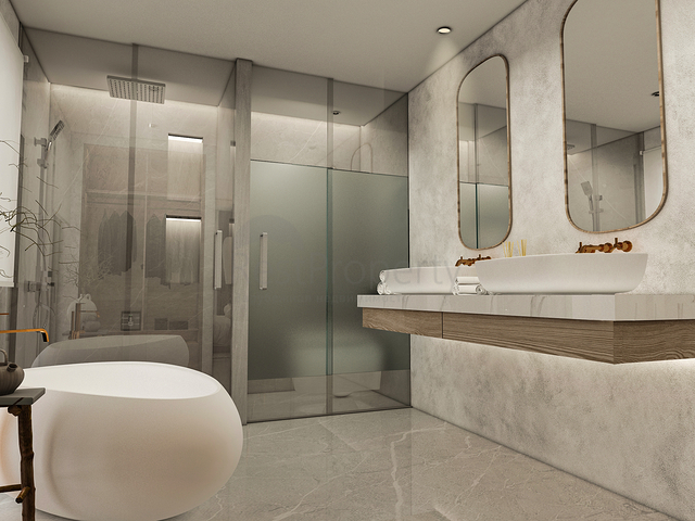 مشروع استثماري لفيلا 3 + 1 في منطقة بيليك - أنطاليا 