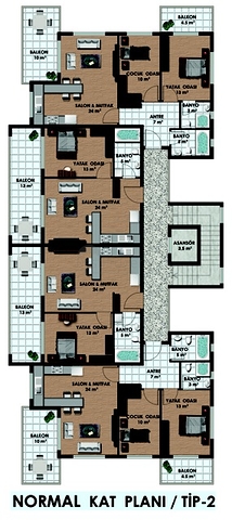 شقق فاخرة ومميزة في منطقة كاستل - ألانيا