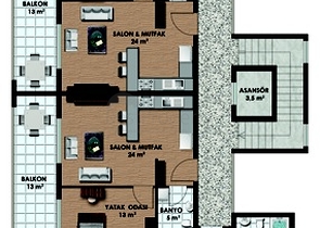شقق فاخرة ومميزة في منطقة كاستل - ألانيا