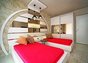 شقق فاخرة من قبل شركة البناء في منطقة محمودلار – ألانيا