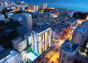 شقق فاخرة من قبل شركة البناء في منطقة محمودلار – ألانيا