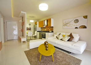 شقق فاخرة من قبل شركة البناء في منطقة محمودلار – ألانيا