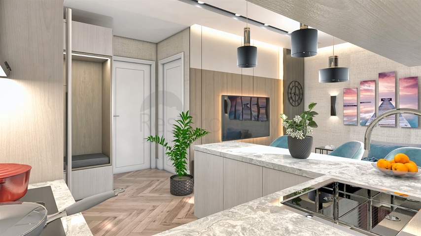 شقة 1+1 في التينتاس-منطقة أنطاليا 