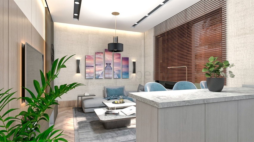 شقة 1+1 في التينتاس-منطقة أنطاليا 