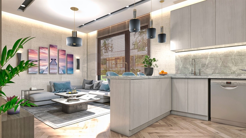 شقة 1+1 في التينتاس-منطقة أنطاليا 