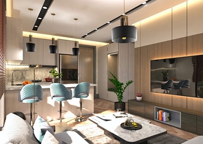 شقة 1+1 في التينتاس-منطقة أنطاليا 