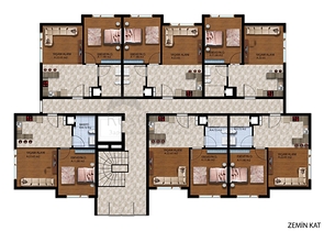 شقة 1+1 في التينتاس-منطقة أنطاليا 