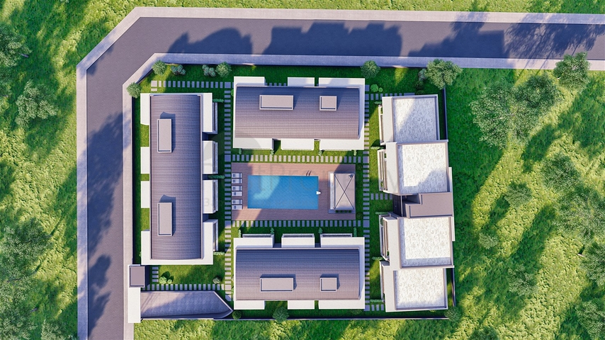 فلل 3+1 و 5+2 في جوزيليورت-منطقة أنطاليا السكنية 