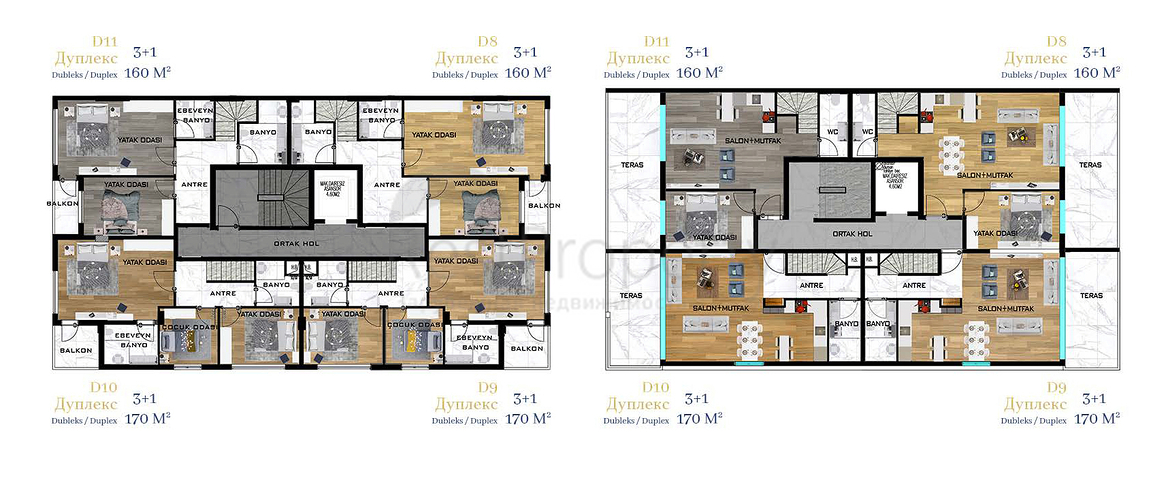مشروع حصري في حي غورسو-أنطاليا 