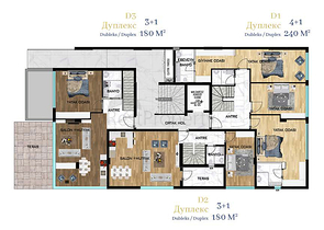 مشروع حصري في حي غورسو-أنطاليا 
