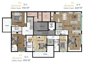 مشروع حصري في حي غورسو-أنطاليا 