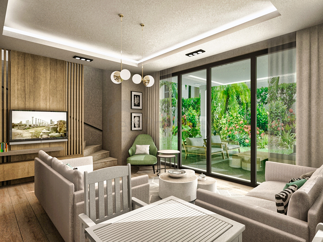 فلل في مجمع 3 + 1 في منطقة كيمير - أنطاليا 