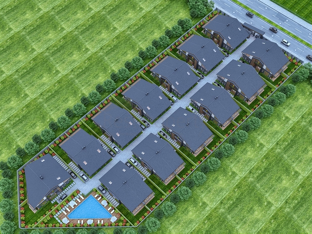 فيلا 4+1 في دوشيمالتي-منطقة أنطاليا 