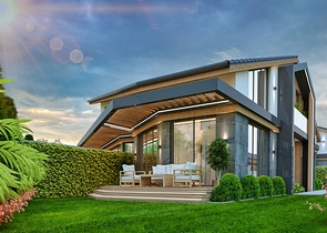 فيلا 4+1 في دوشيمالتي-منطقة أنطاليا 