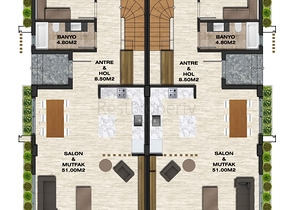 فيلا 4+1 في دوشيمالتي-منطقة أنطاليا 
