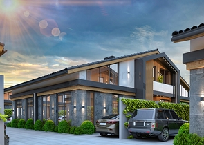 فيلا 4+1 في دوشيمالتي-منطقة أنطاليا 