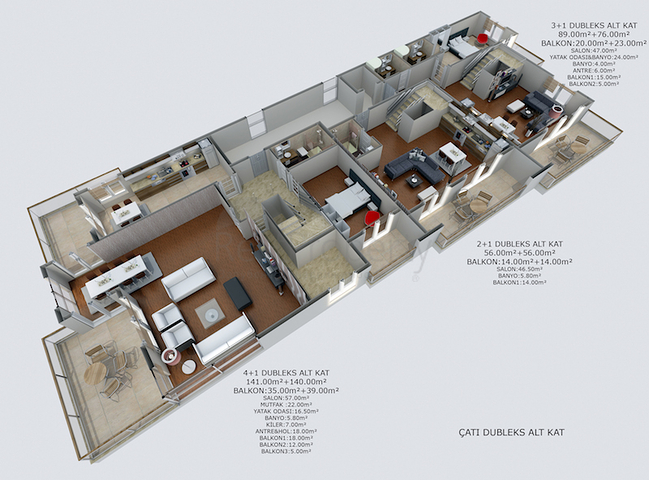 مجمع يضم شقق رائعة في كاستيل 