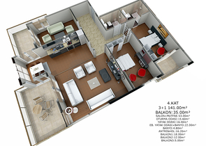 مجمع يضم شقق رائعة في كاستيل 