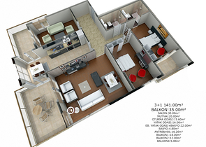 مجمع يضم شقق رائعة في كاستيل 