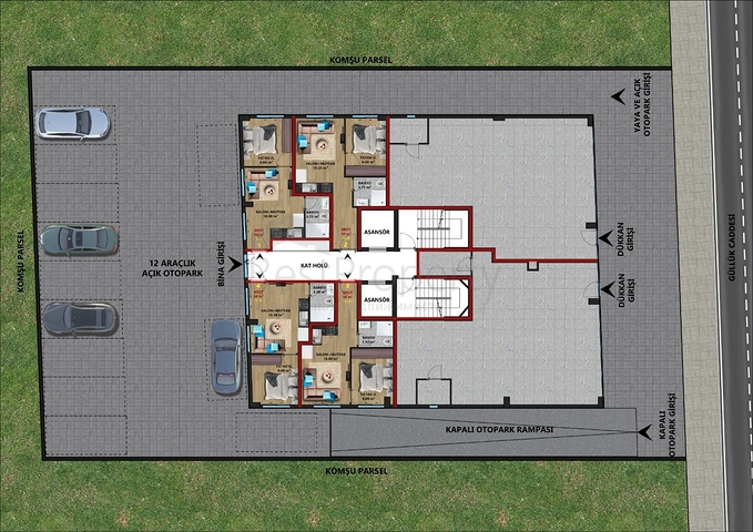 مشروع استثماري في مركز مدينة أنطاليا 