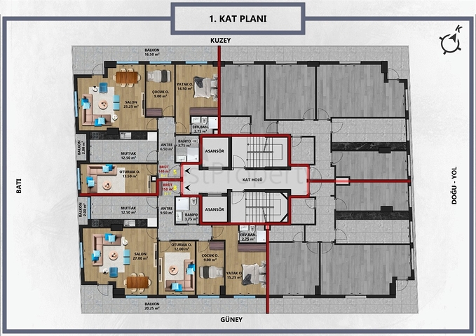 مشروع استثماري في مركز مدينة أنطاليا 