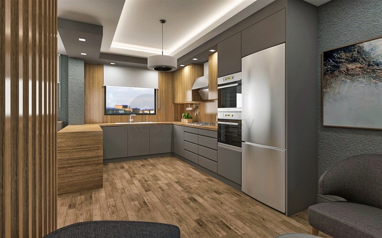 فيلات 3 + 1 في ألتينتاس - منطقة أنطاليا 