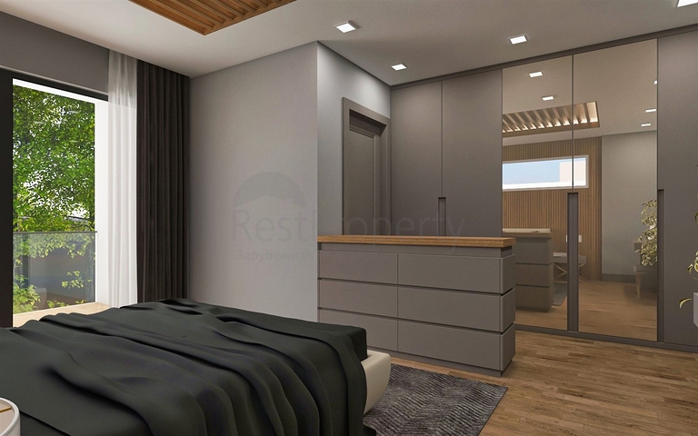 فيلات 3 + 1 في ألتينتاس - منطقة أنطاليا 