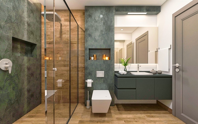 فيلات 3 + 1 في ألتينتاس - منطقة أنطاليا 