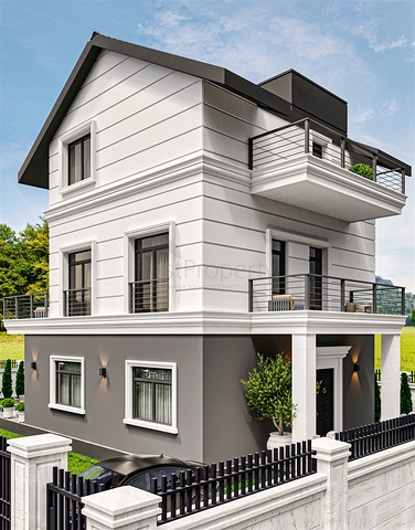 فيلا 4 + 1 في منطقة بيليك أنطاليا 