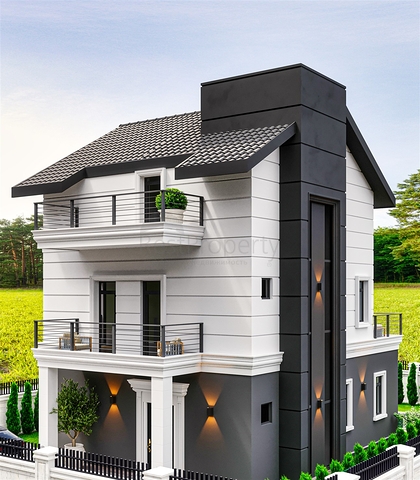 فيلا 4 + 1 في منطقة بيليك أنطاليا 