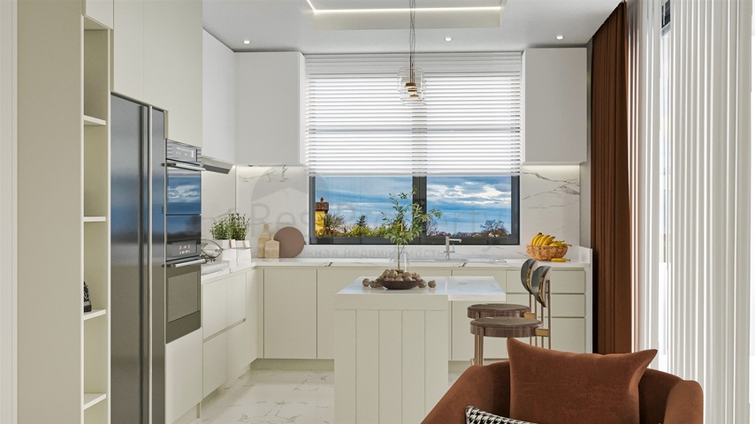 فيلا 4 + 1 في منطقة بيليك أنطاليا 