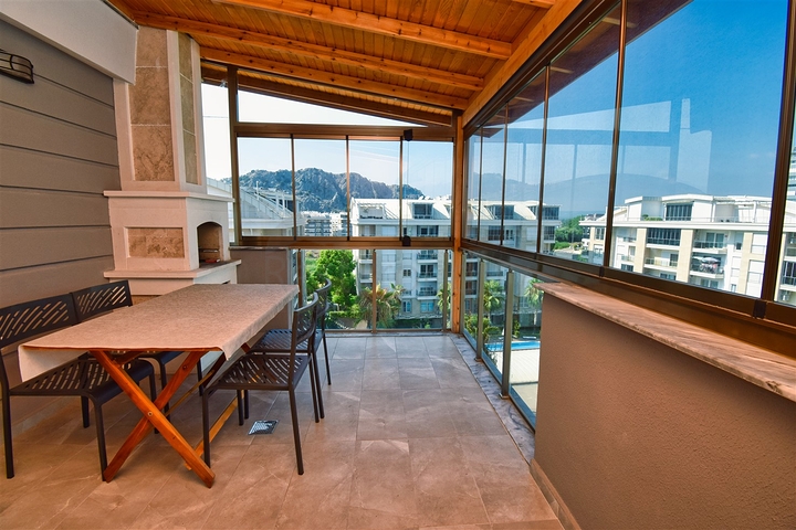 شقة دوبلكس 3+2 في حي البرسيمون-أنطاليا 