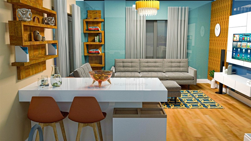 شقق تخطيط 1+1 2+1 في ارمينيك-حي أنطاليا 