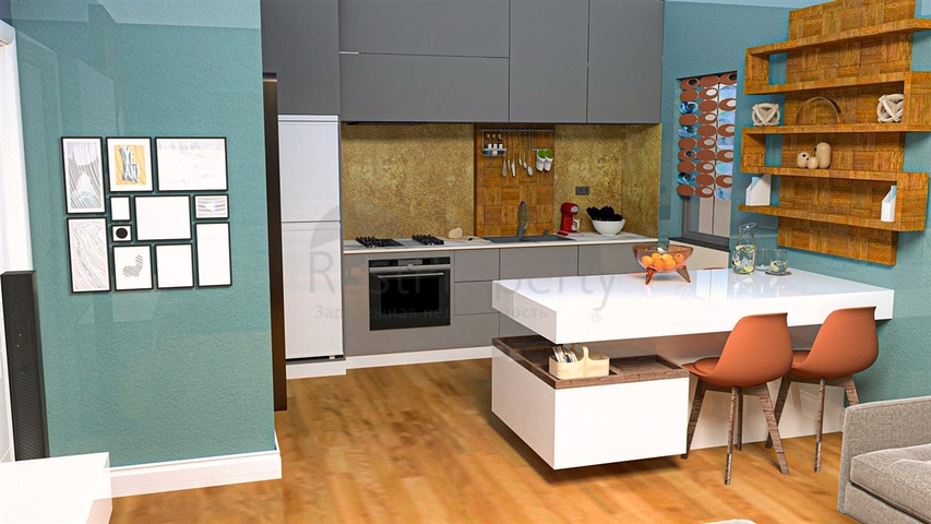 شقق تخطيط 1+1 2+1 في ارمينيك-حي أنطاليا 