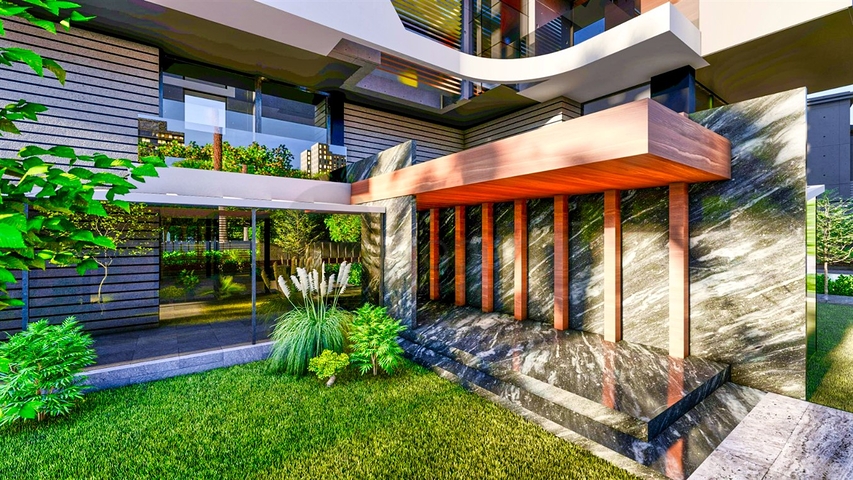 شقق 2+1 في حي أرابسويو-أنطاليا 