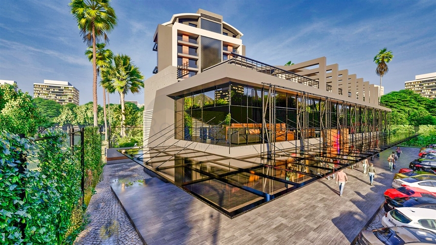 شقق 2+1 في حي أرابسويو-أنطاليا 