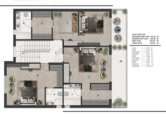 مشروع فيلا استثماري في ارمينيك-حي انطاليا 