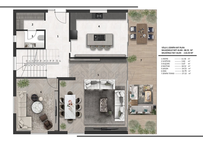 مشروع فيلا استثماري في ارمينيك-حي انطاليا 