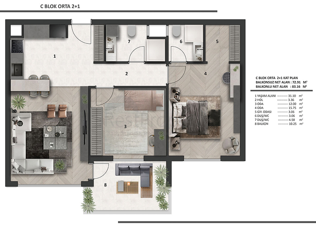 مشروع استثماري في منطقة التينتاس-أنطاليا 