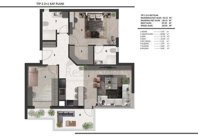 مشروع استثماري في منطقة التينتاس-أنطاليا 