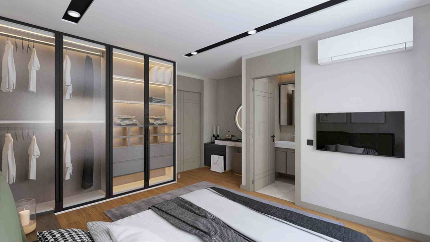 مشروع استثماري لفيلا في مجمع سكني ، حي ألتينوفا-أنطاليا الصغير 