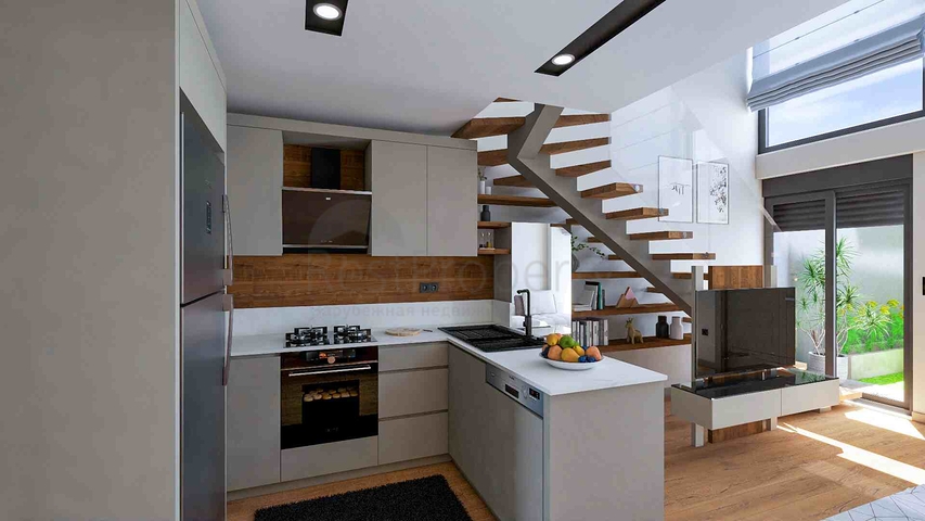 مشروع استثماري لفيلا في مجمع سكني ، حي ألتينوفا-أنطاليا الصغير 