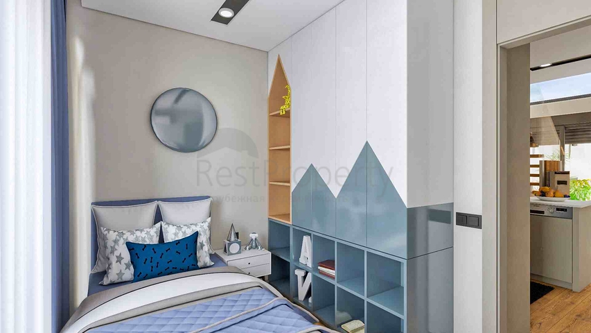 مشروع استثماري لفيلا في مجمع سكني ، حي ألتينوفا-أنطاليا الصغير 