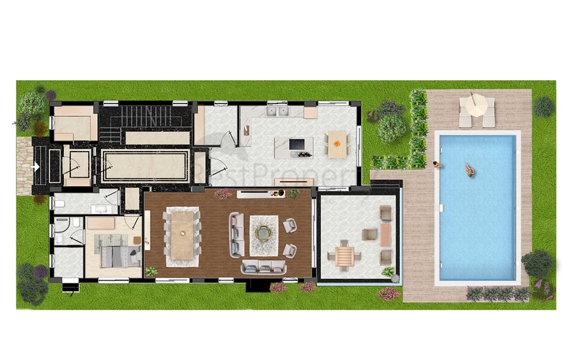 فيلات الدرجة الممتازة في دوشيميالتي أنطاليا 