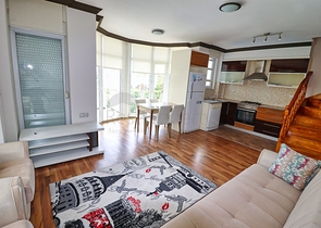 شقة دوبلكس 3 + 2 في كيمير-منطقة أنطاليا 