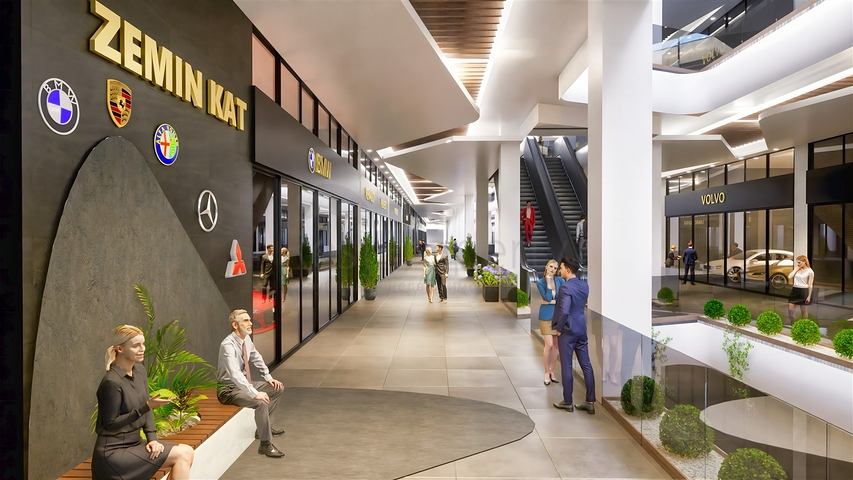 مشروع استثماري ، مباني تجارية في أكسو-منطقة أنطاليا 