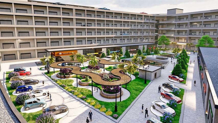 مشروع استثماري ، مباني تجارية في أكسو-منطقة أنطاليا 