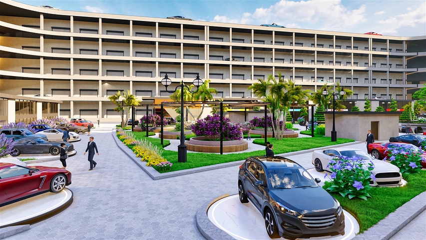 مشروع استثماري ، مباني تجارية في أكسو-منطقة أنطاليا 