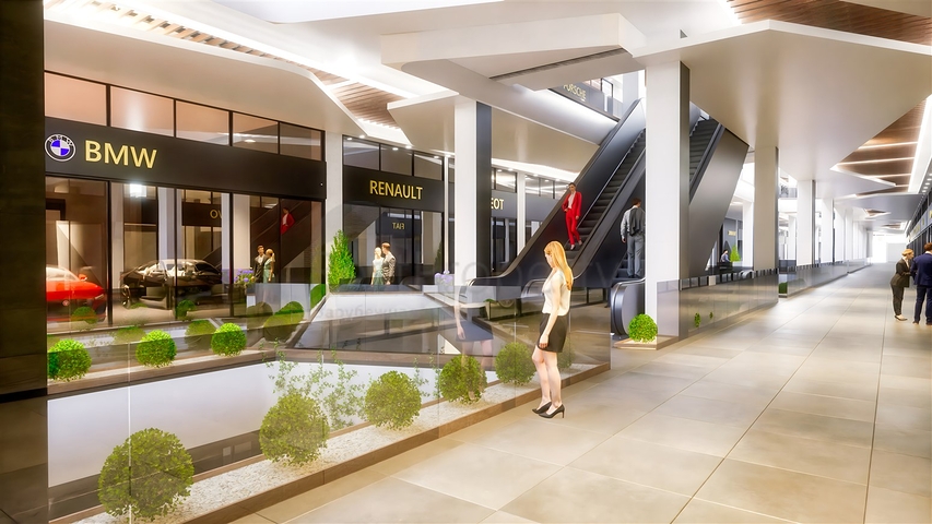 مشروع استثماري ، مباني تجارية في أكسو-منطقة أنطاليا 